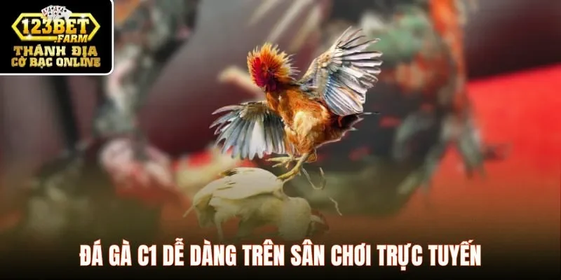 Đá gà C1 dễ dàng trên sân chơi trực tuyến