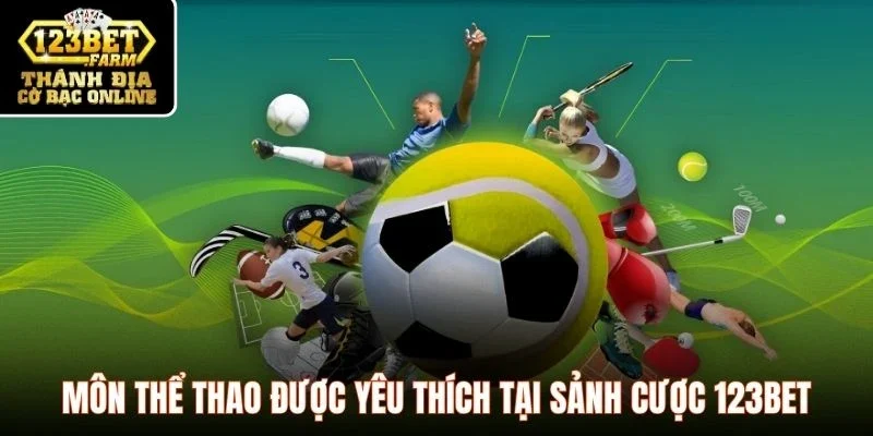 Môn thể thao được yêu thích tại sảnh cược 123BET